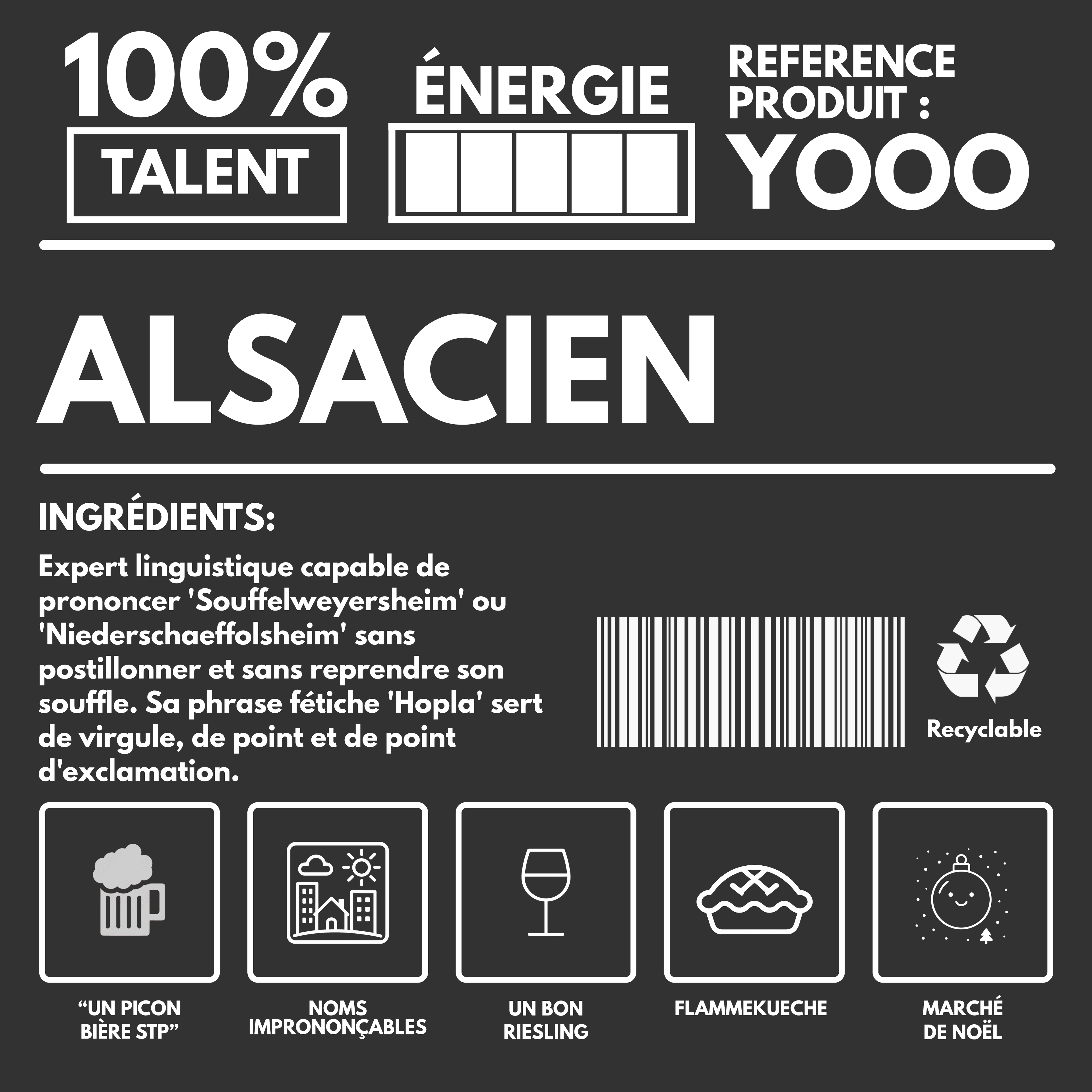 T-Shirt POV ALSACIEN