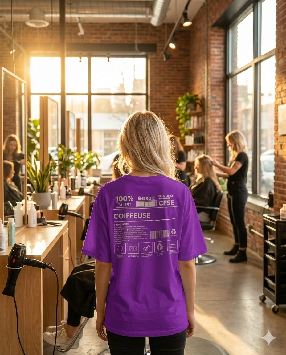 T-Shirt POV COIFFEUSE