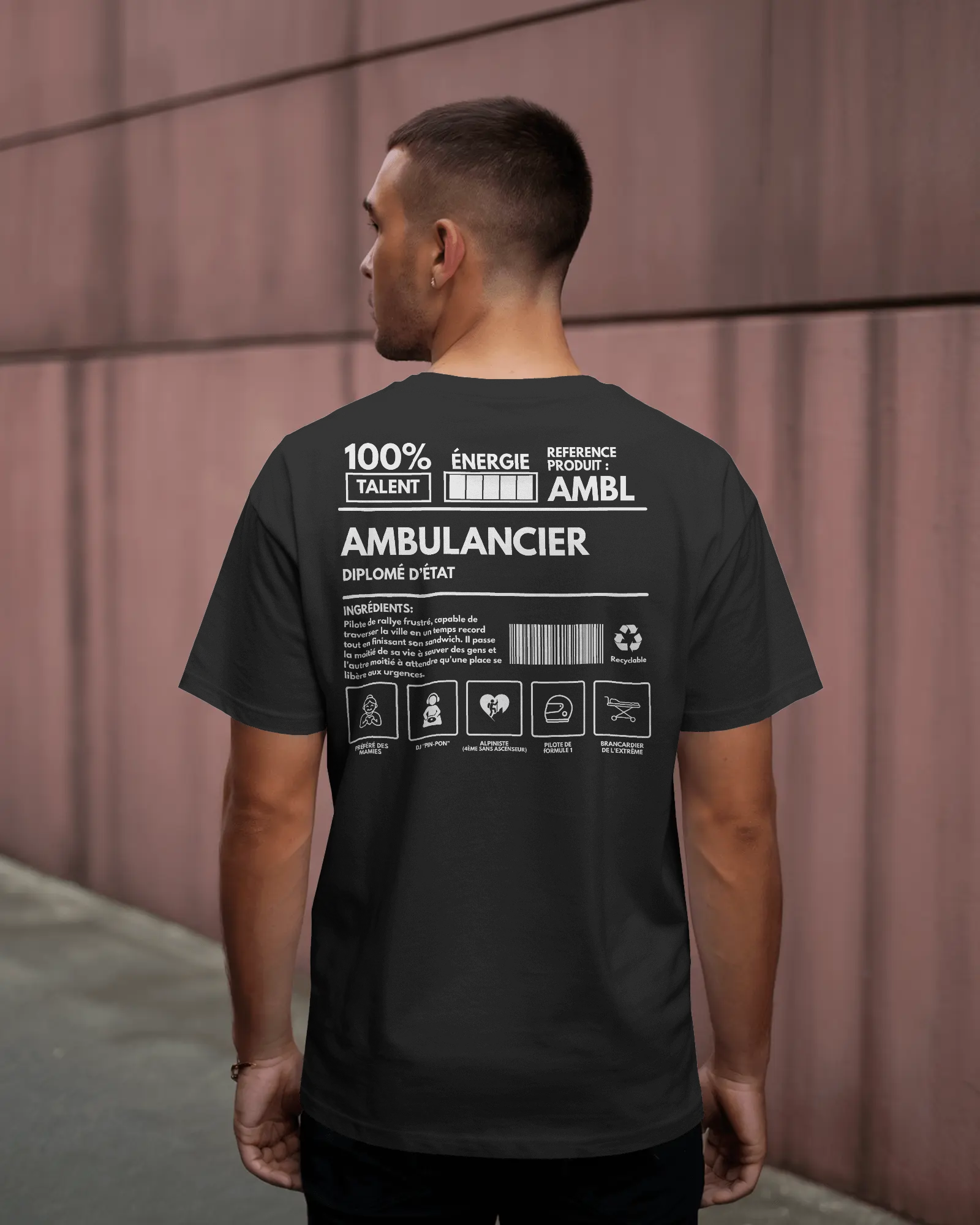 T-Shirt POV AMBULANCIER